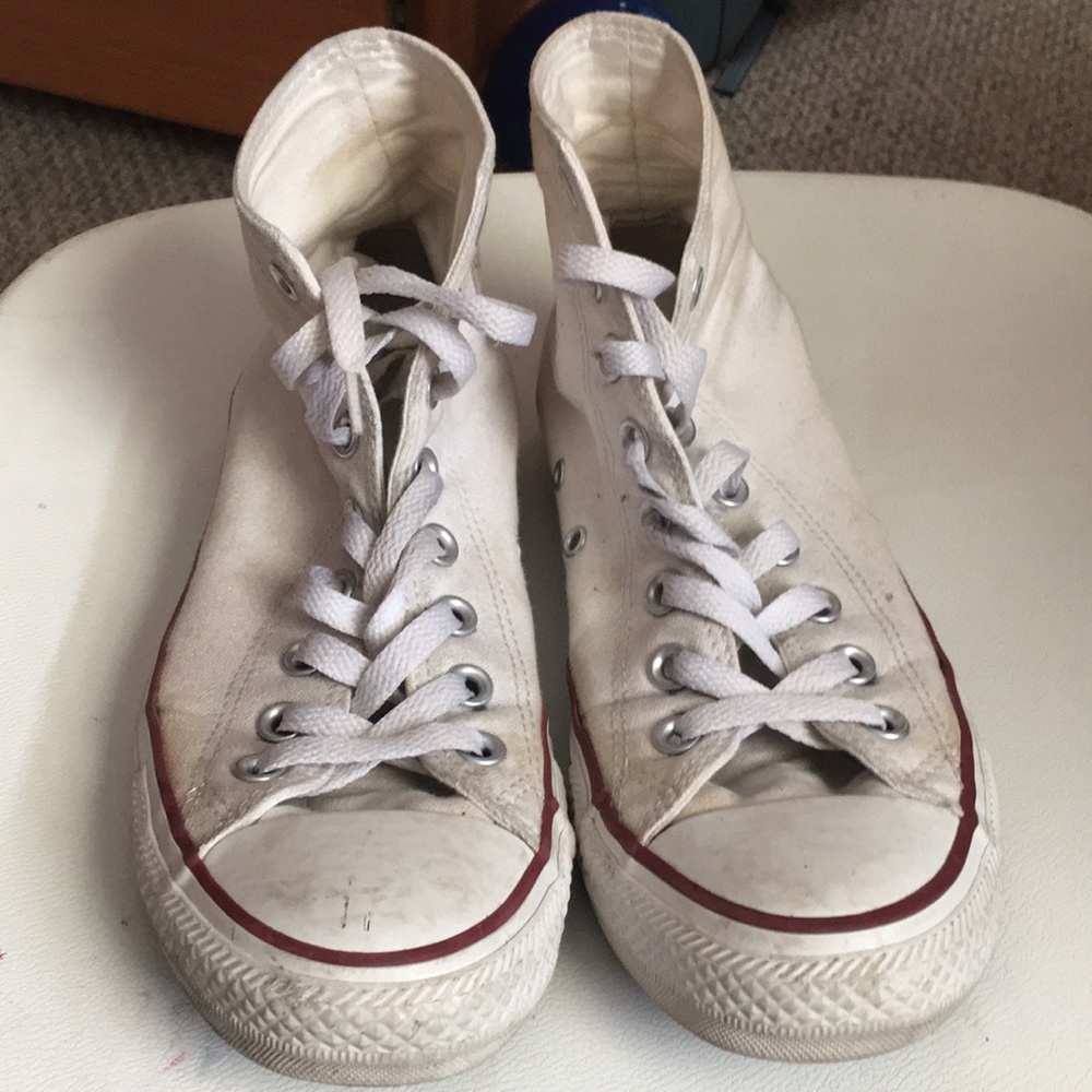 white high top converse
